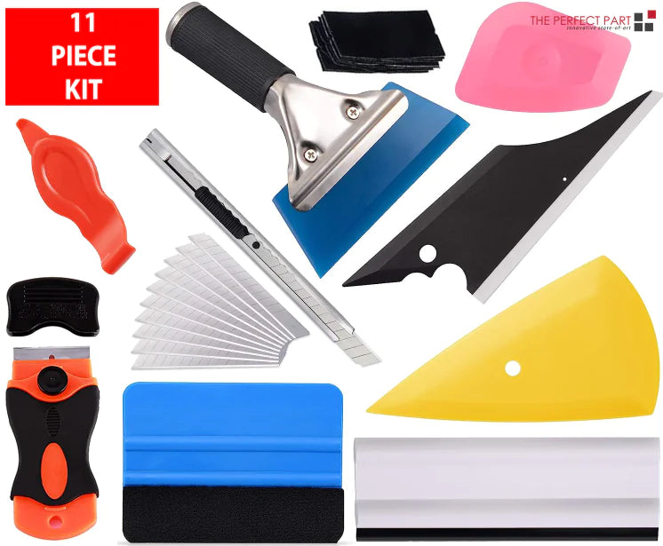 Window Tint Tools Kit Car Auto Film Tinting Scraper Squeegee Installation