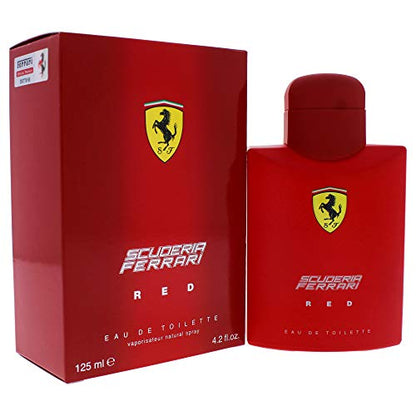 Ferrari Scuderia Red Eau De Toilette Spray, Citrus, 4.2 Oz