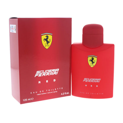 Ferrari Scuderia Red Eau De Toilette Spray, Citrus, 4.2 Oz