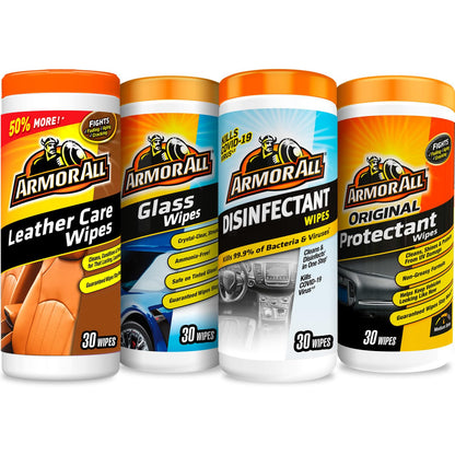 Interior Car Cleaning Wipes Kit, Disinfects, Protects, and Cleans Car Interiors