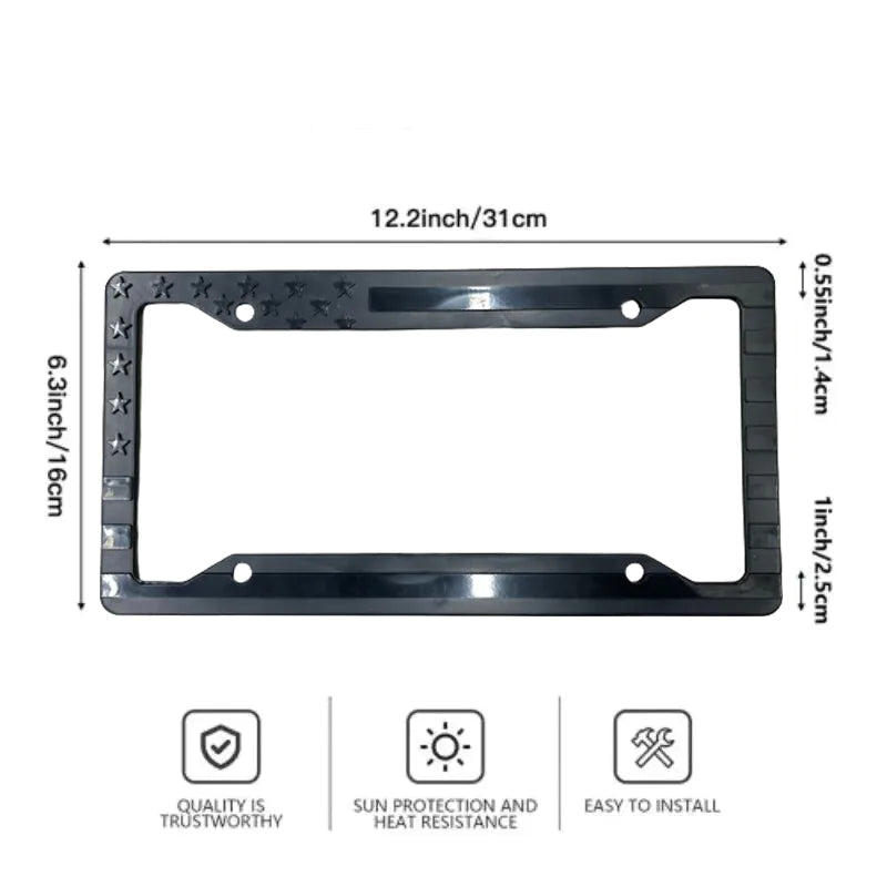 USA American Flag License Plate Frame