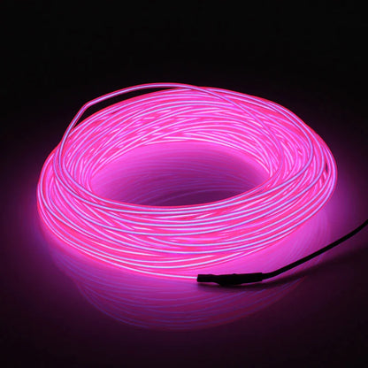 Neon LED EL Wire – Flexible Glow Strip for Cars &amp;amp; Home Decor