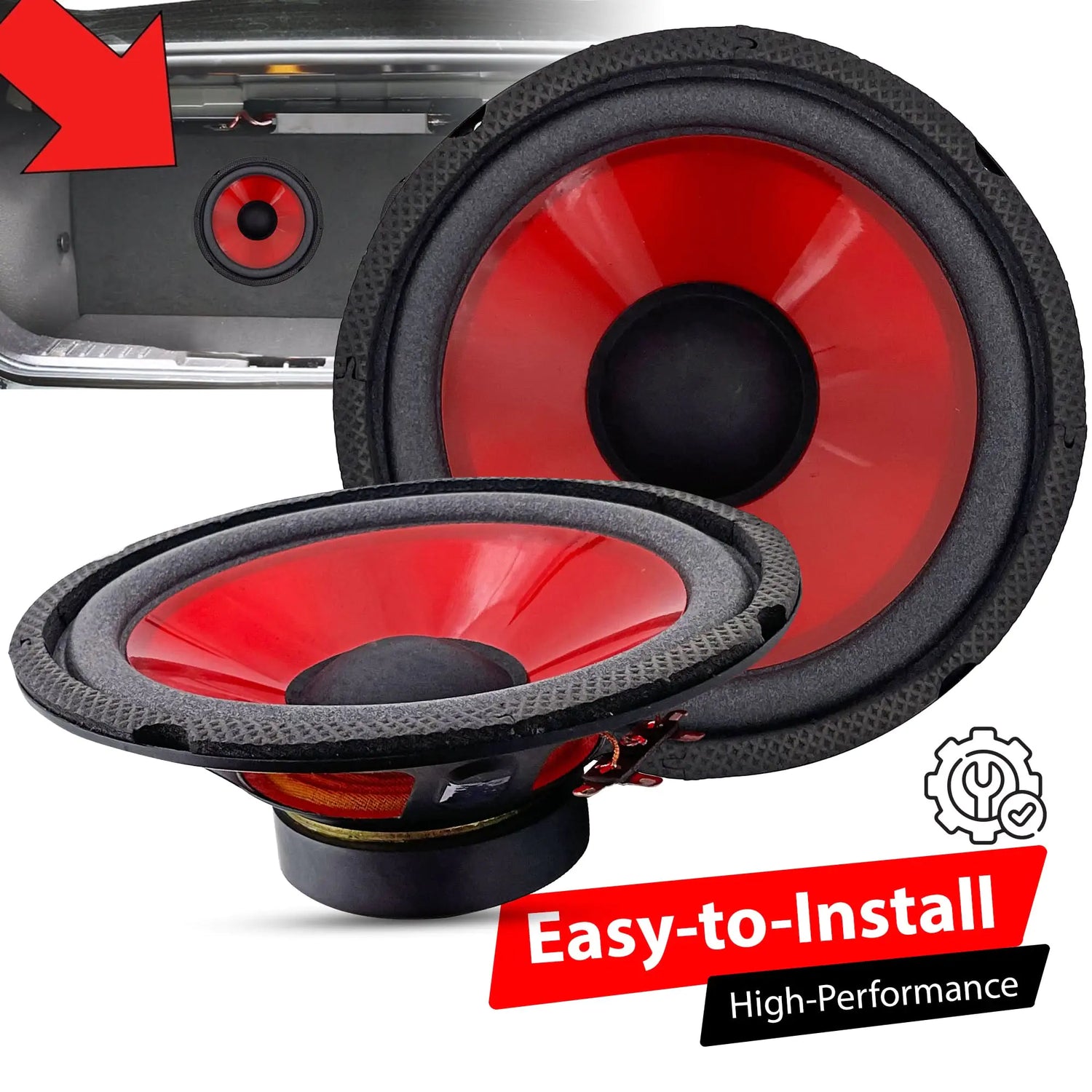 6-Inch Replacement Subwoofer Speaker – High-Performance Bass Driver