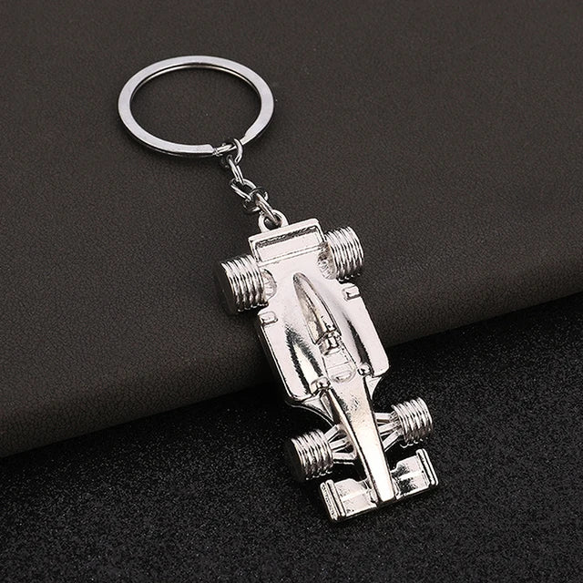 F1 Racing Car Keychain