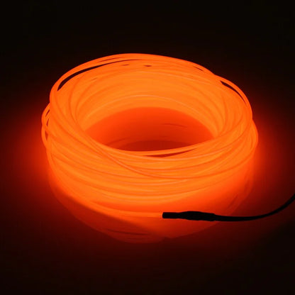 Neon LED EL Wire – Flexible Glow Strip for Cars &amp;amp; Home Decor