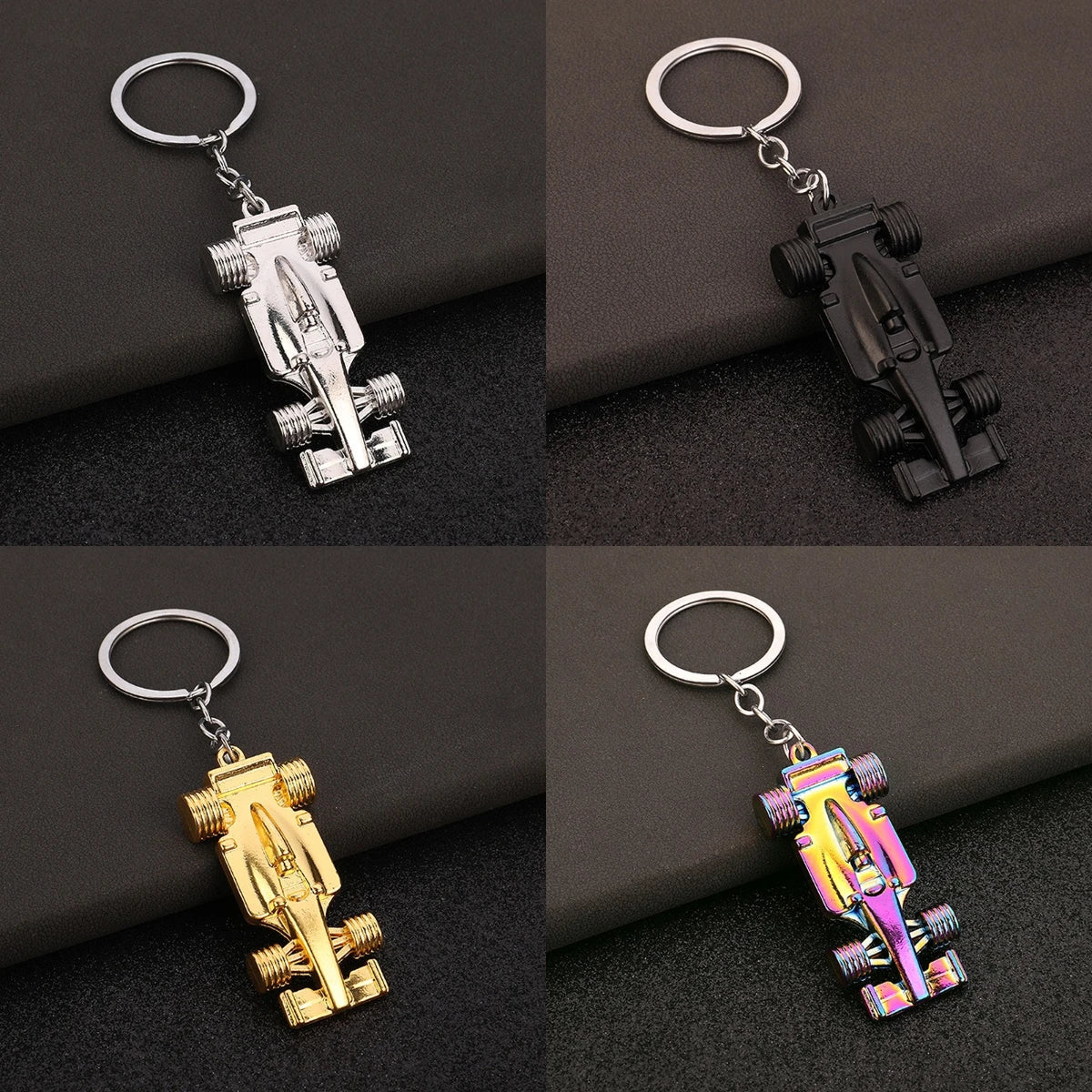 F1 Racing Car Keychain