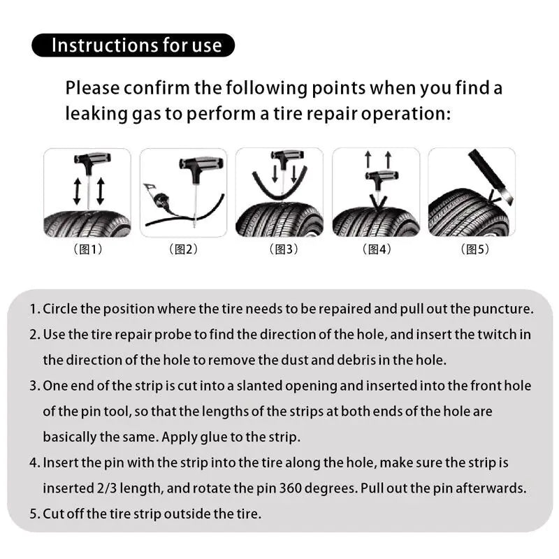 68-Piece Comprehensive Tire Repair Kit