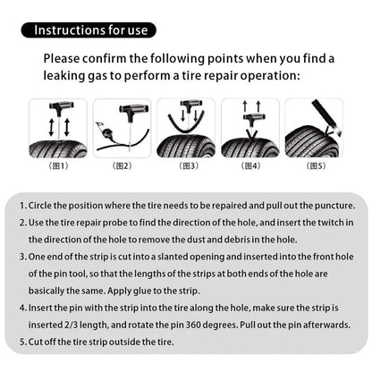 68-Piece Comprehensive Tire Repair Kit