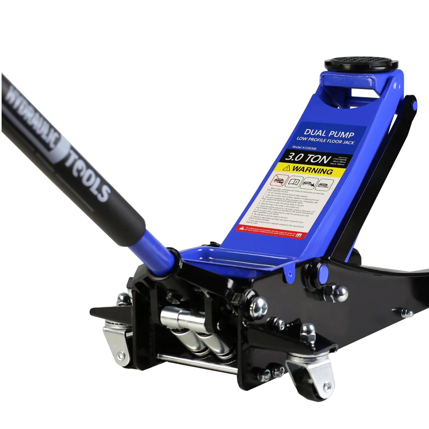 3-Ton Dual Piston Hydraulic Car Jack